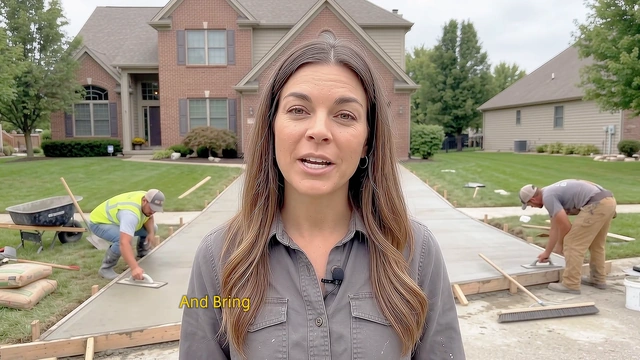 Concrete customer speaking in the supplied testimonial video